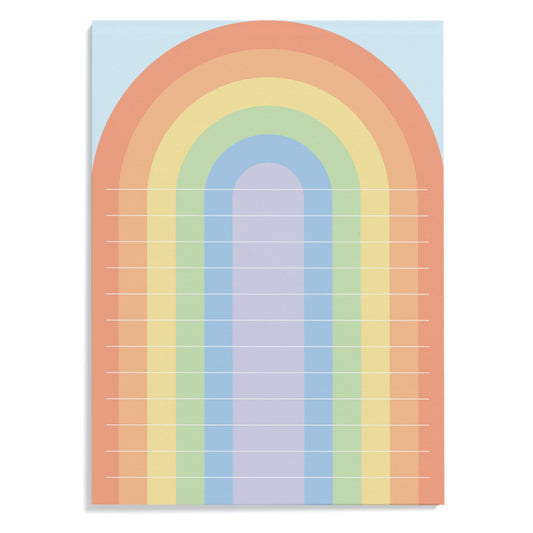 Over the Rainbow Memo Pad