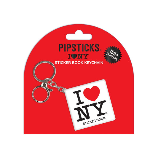 I Love New York Mini Sticker Book Keychain