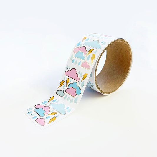 Splendid Sky Stickers On The Roll Collection