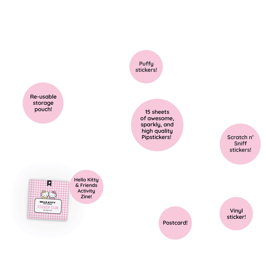 Friends & Family Hello Kitty Sticker Pack