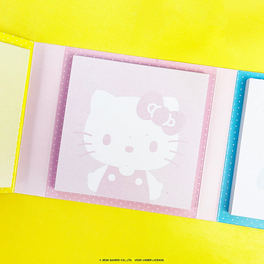 Hello Kitty and Friends Friends Forever Tri-fold Memo Pad