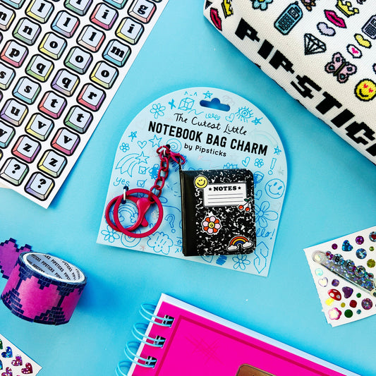 Nostalgic Notes Notebook Bag Charm