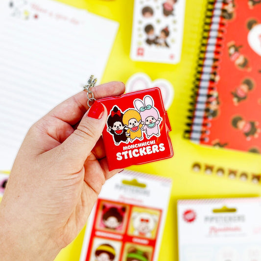 Friends Forever Monchhichi Mini Stickerbook Keychain