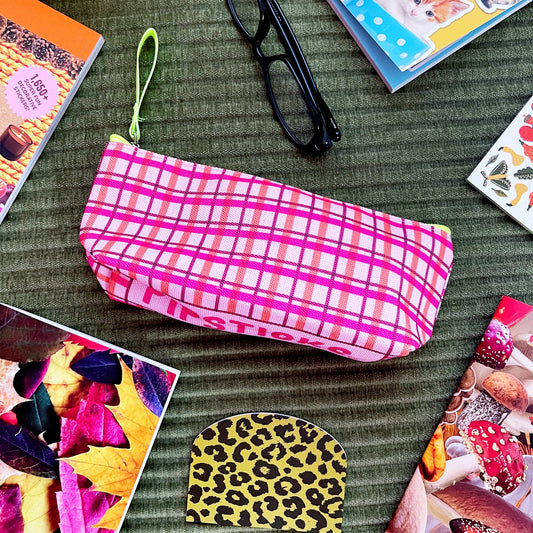 Groovy Grid Pencil case