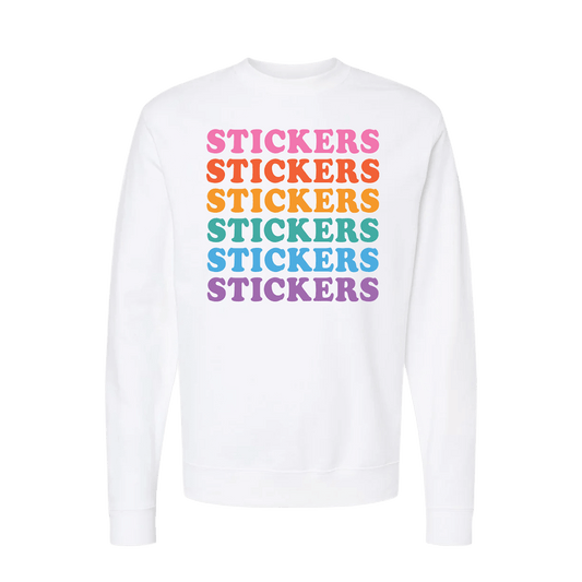 STICKERS STICKERS STICKERS Sweatshirt