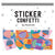 Mushroom Moods Sticker Confetti