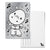 Color-in Hippo A-Go-Go Postcard Pack