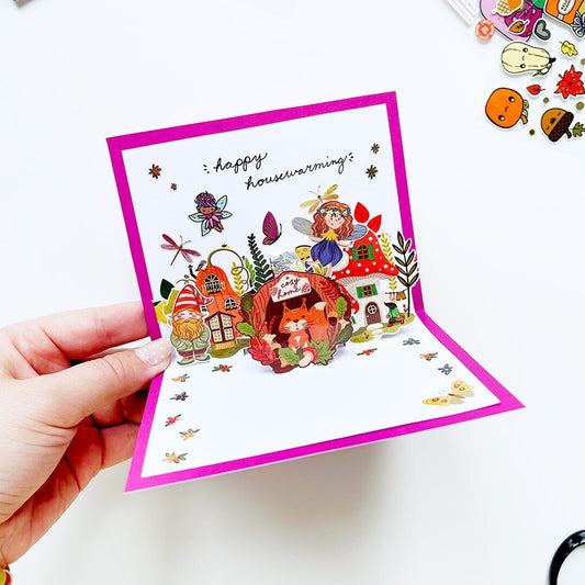Inside the Sticker Club: Sending these delightful Pop Up Cards!