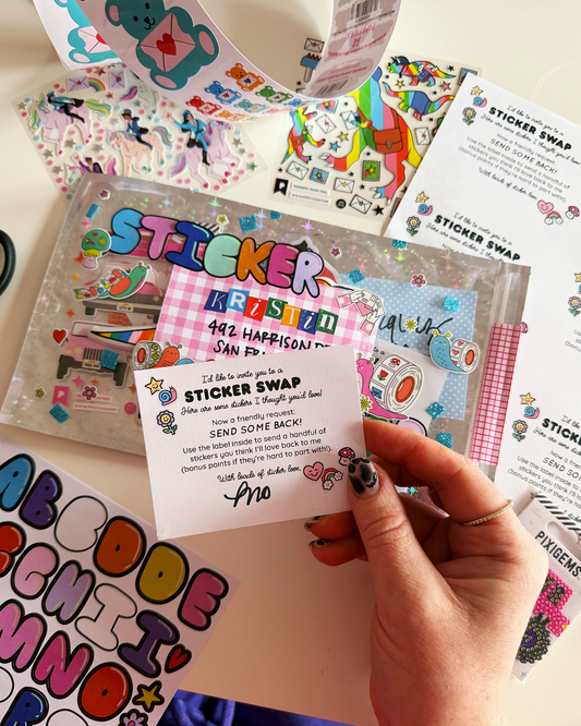 Inside the Sticker Club: Swapping Stickers by Mail
