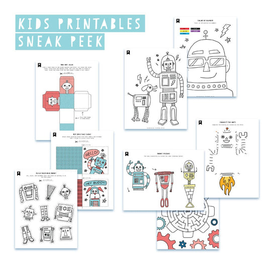 2019 February Kids Club Printables