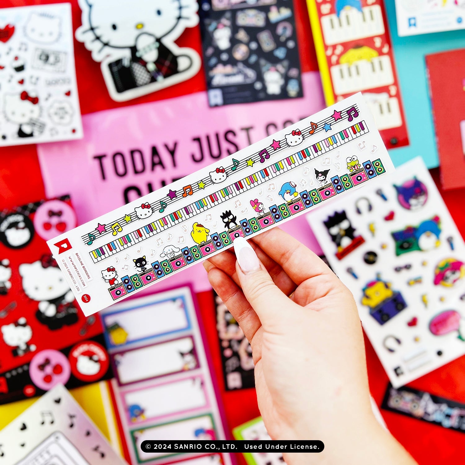 Rock On Hello Kitty and Friends Sticker Pack