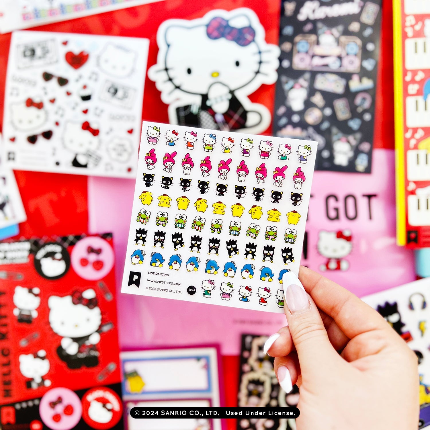 Rock On Hello Kitty and Friends Sticker Pack