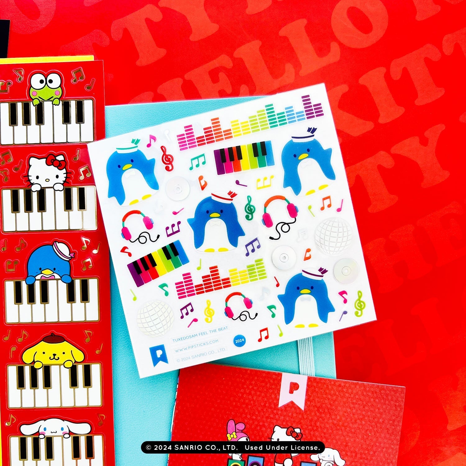 Rock On Hello Kitty and Friends Sticker Pack