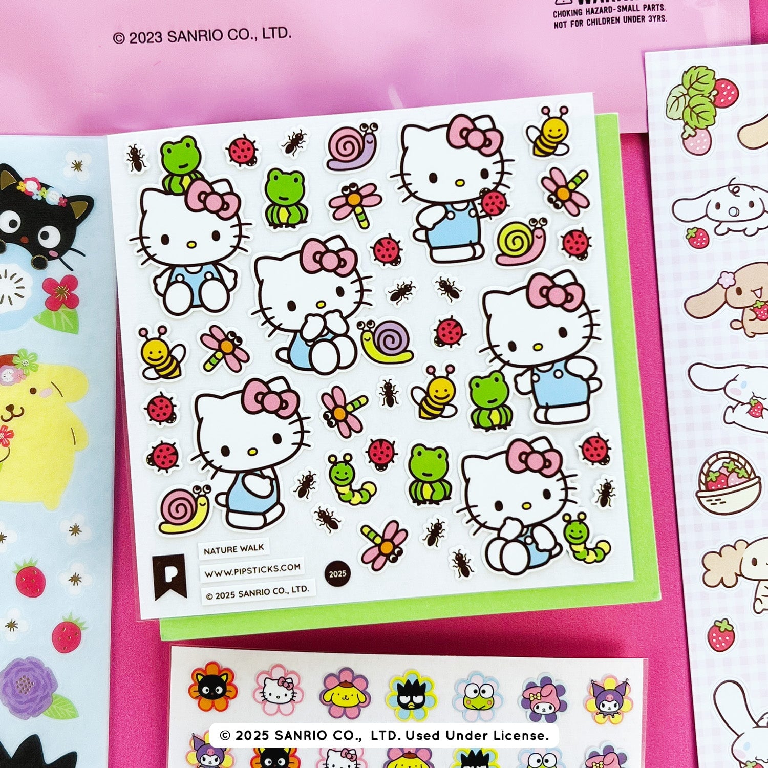 Sweet Sunny Days Hello Kitty and Friends Sticker Pack