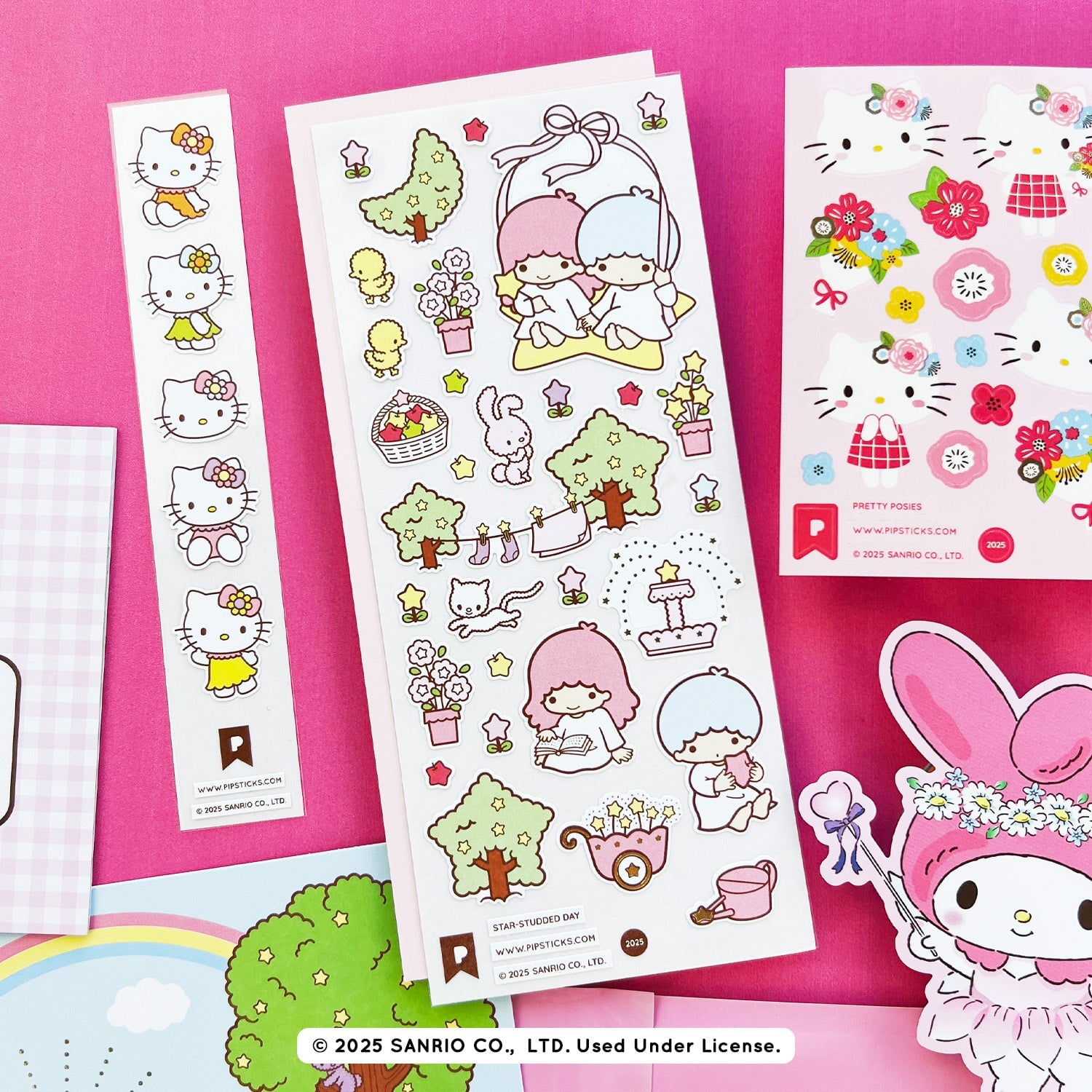 Sweet Sunny Days Hello Kitty and Friends Sticker Pack