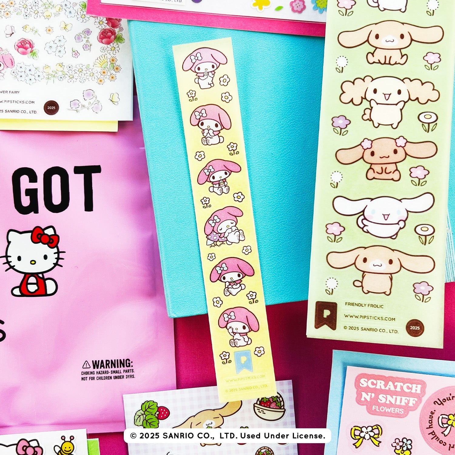 Sweet Sunny Days Hello Kitty and Friends Sticker Pack