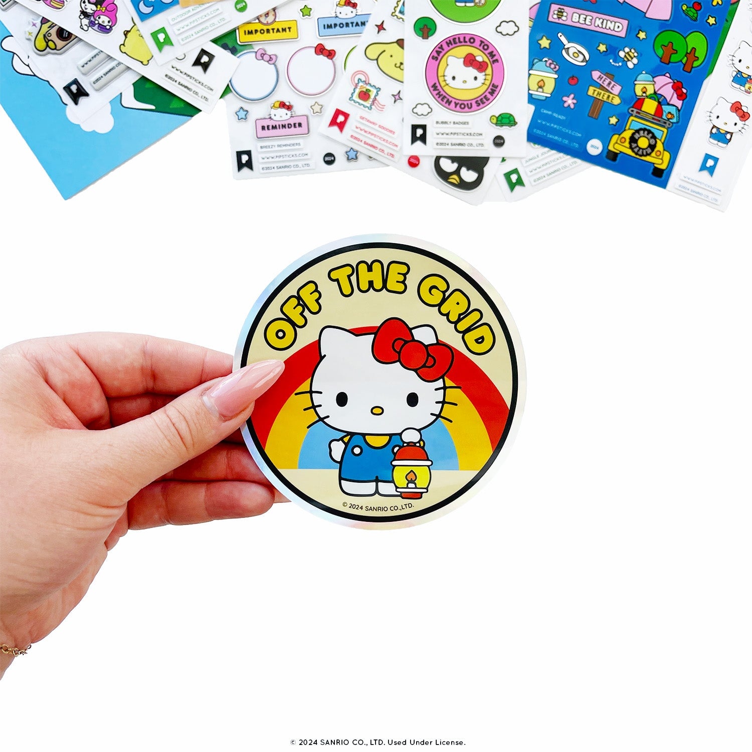 Camping cuties Hello Kitty and Friends Sticker Pack