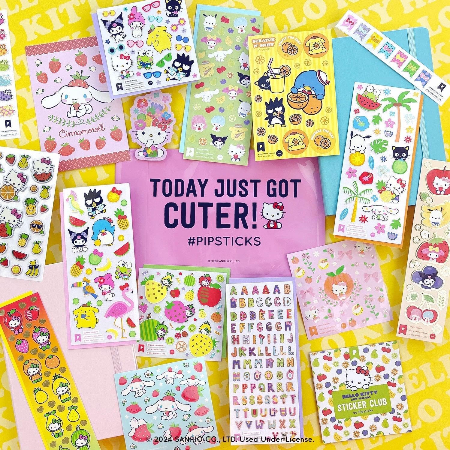 Fruitful Fun Hello Kitty and Friends Sticker Pack