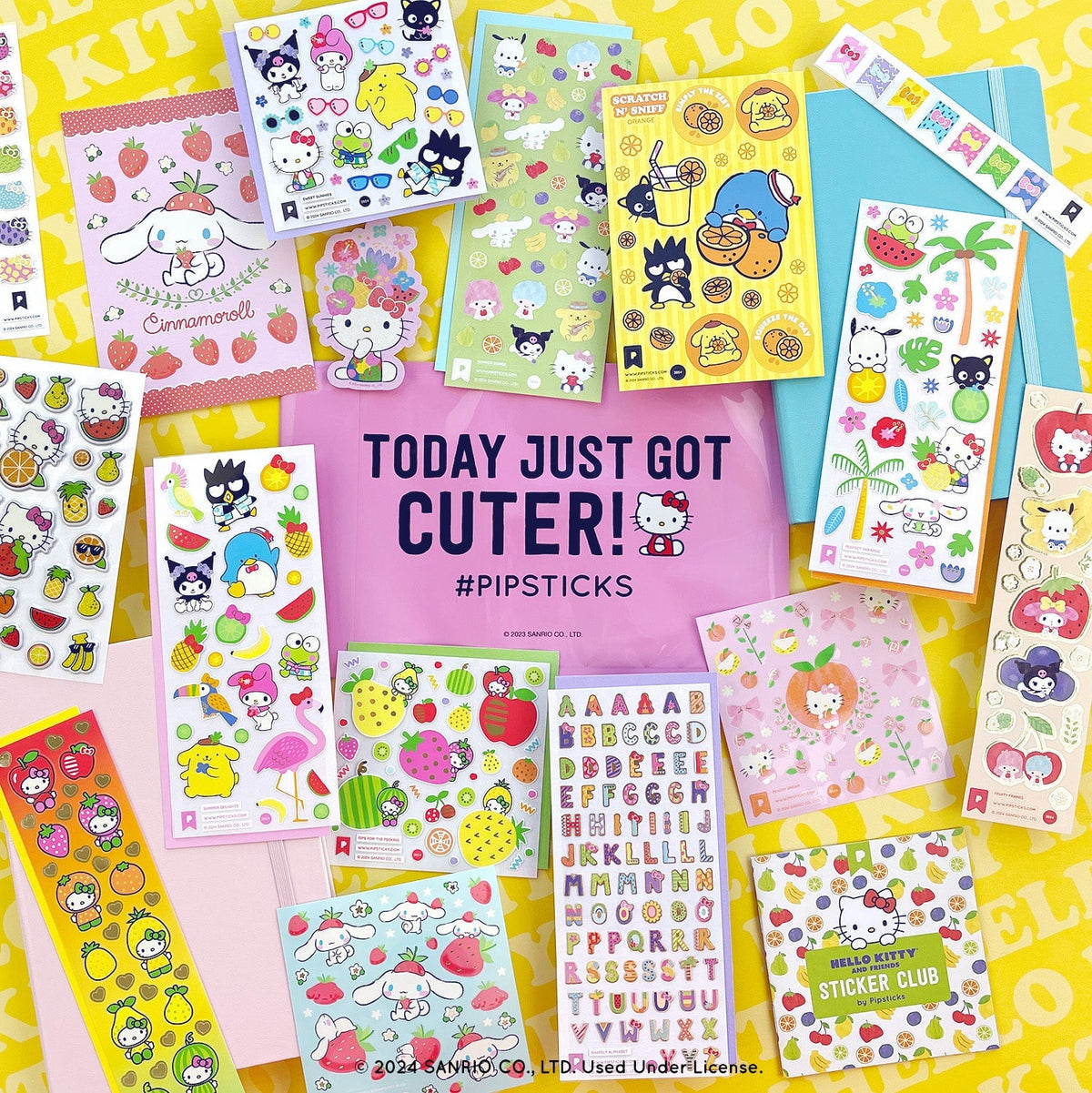Fruitful Fun Hello Kitty and Friends Sticker Pack