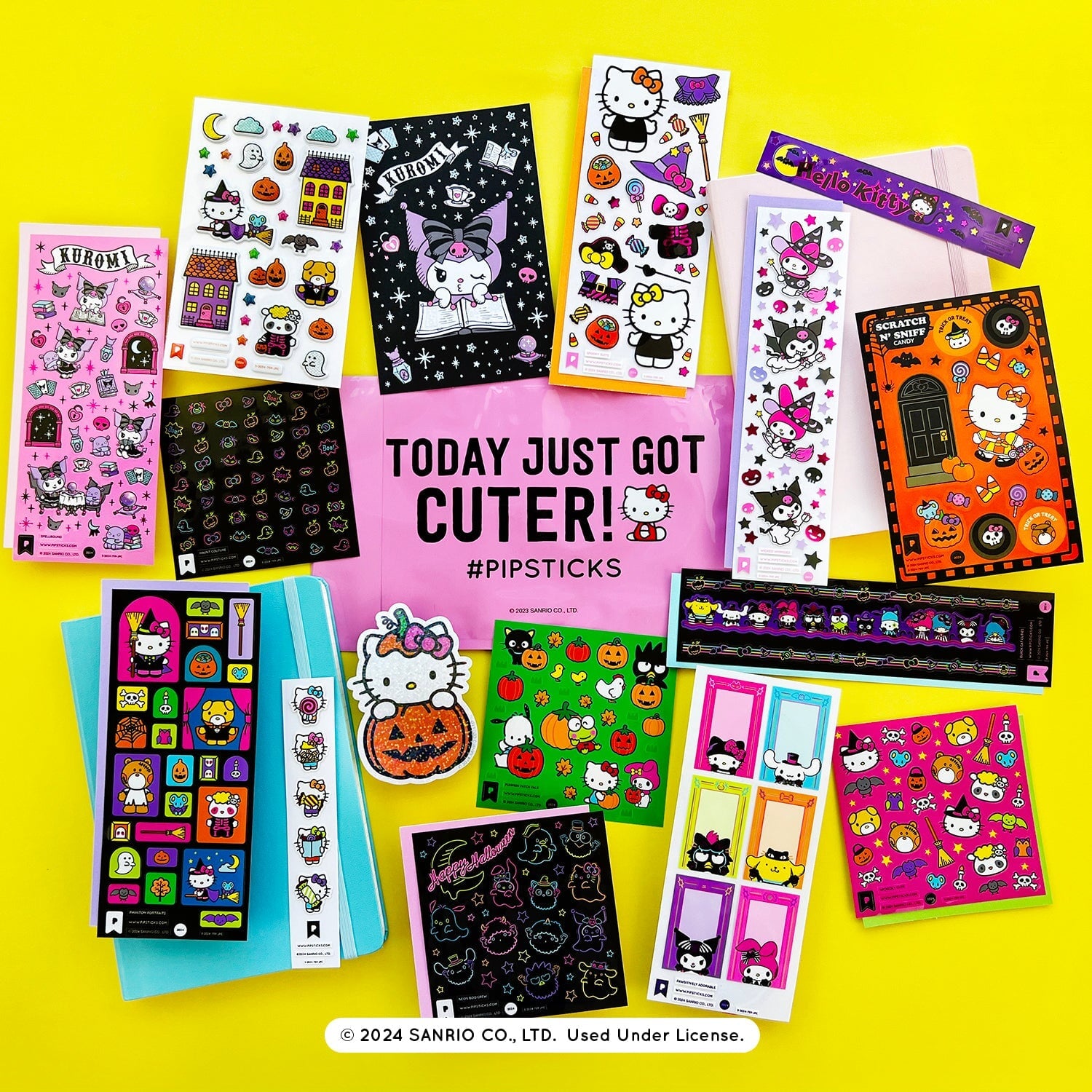 Trick Or Treat Hello Kitty and Friends Sticker Pack