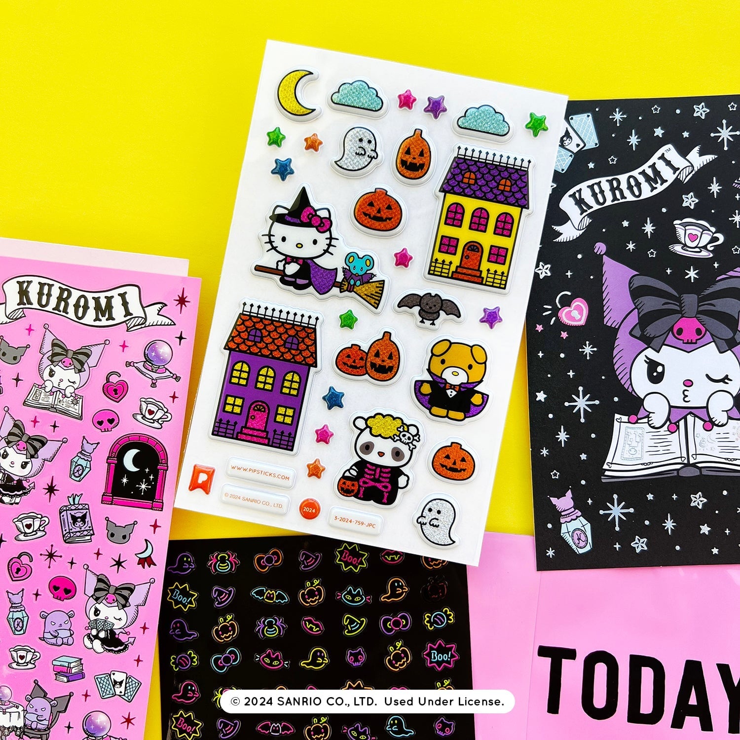 Trick Or Treat Hello Kitty and Friends Sticker Pack