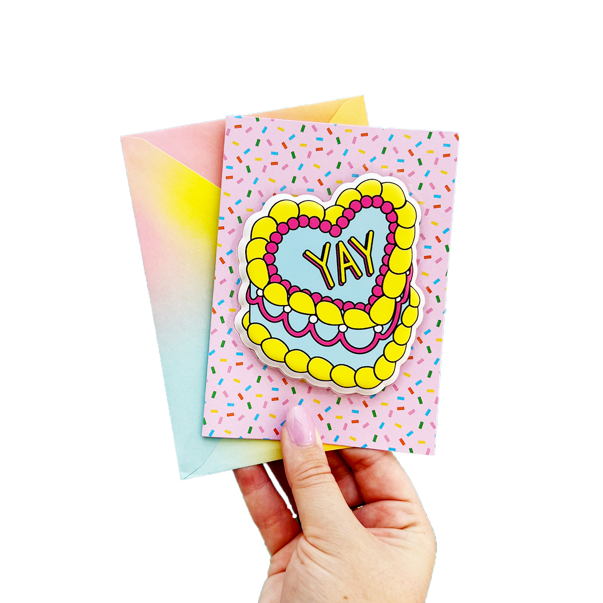 Big Puffy Sweet Celebration Greeting Card