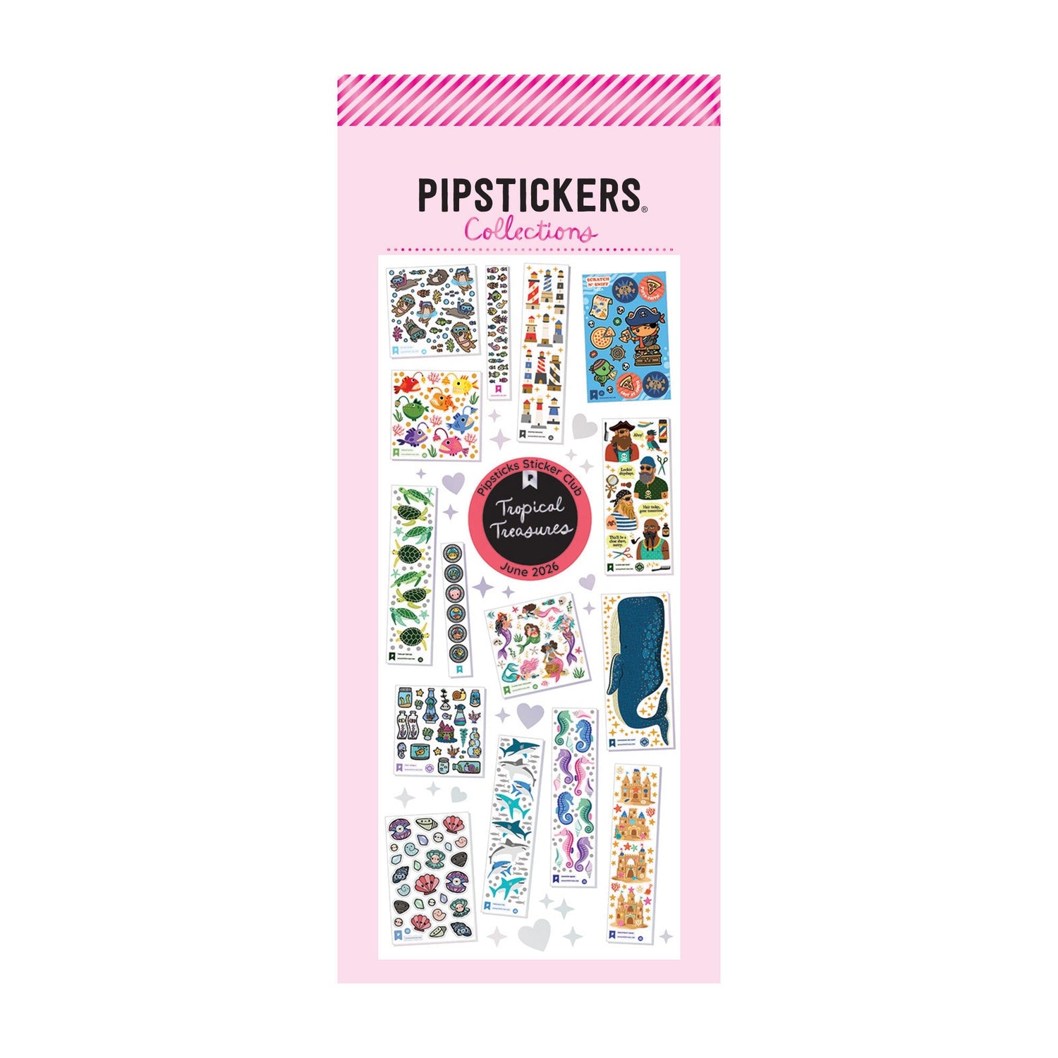 June 2026 Sticker Collections: Kid Club Tropical Treasures