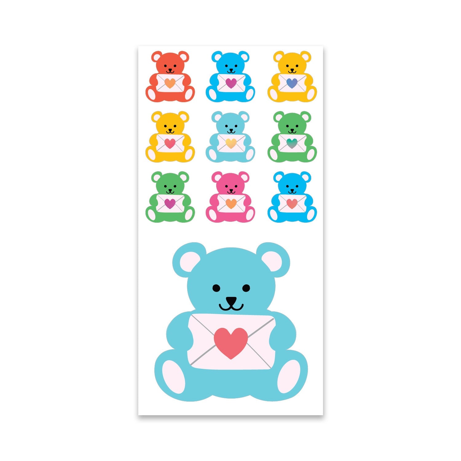 Send More Mail Stickers On The Roll Collection
