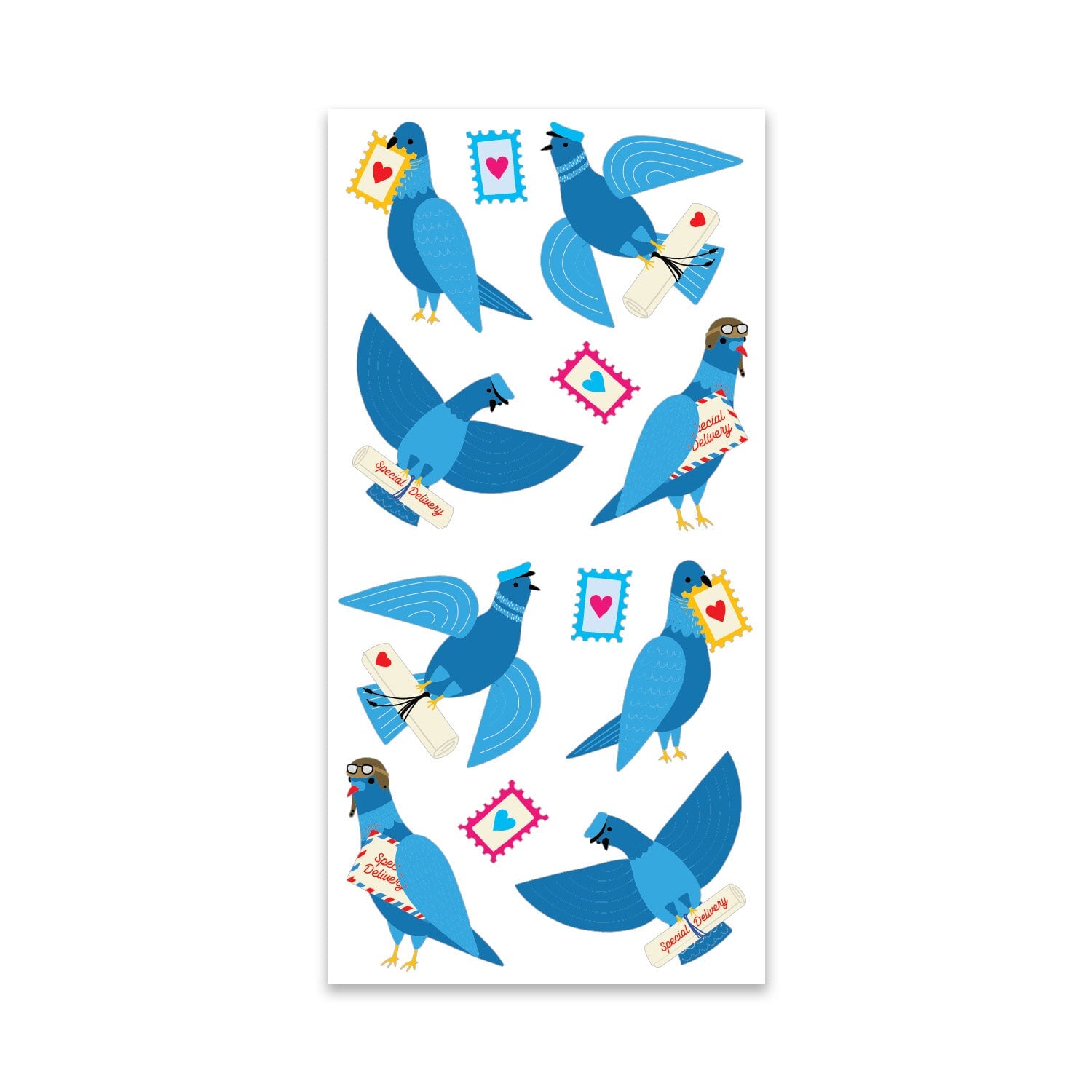 Send More Mail Stickers On The Roll Collection