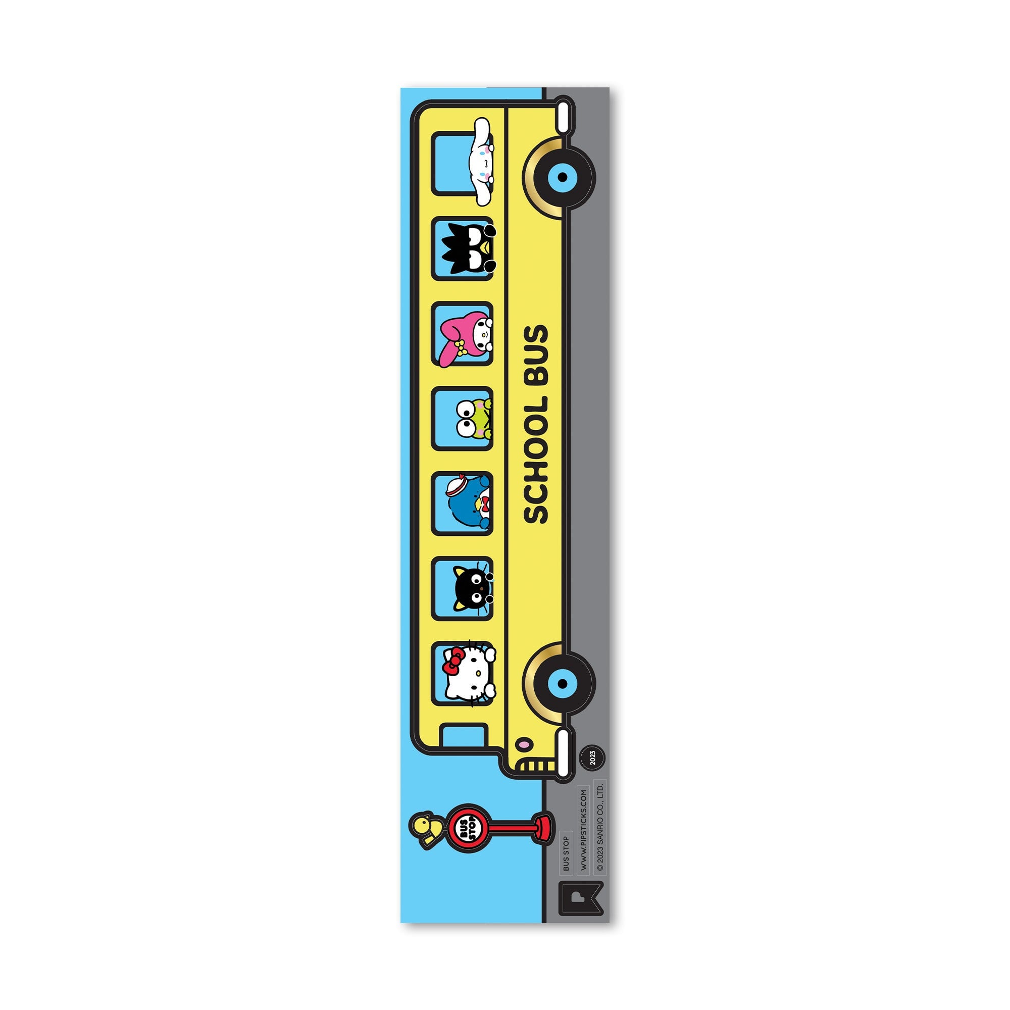 School Bus Rules Hello Kitty Sticker Pack