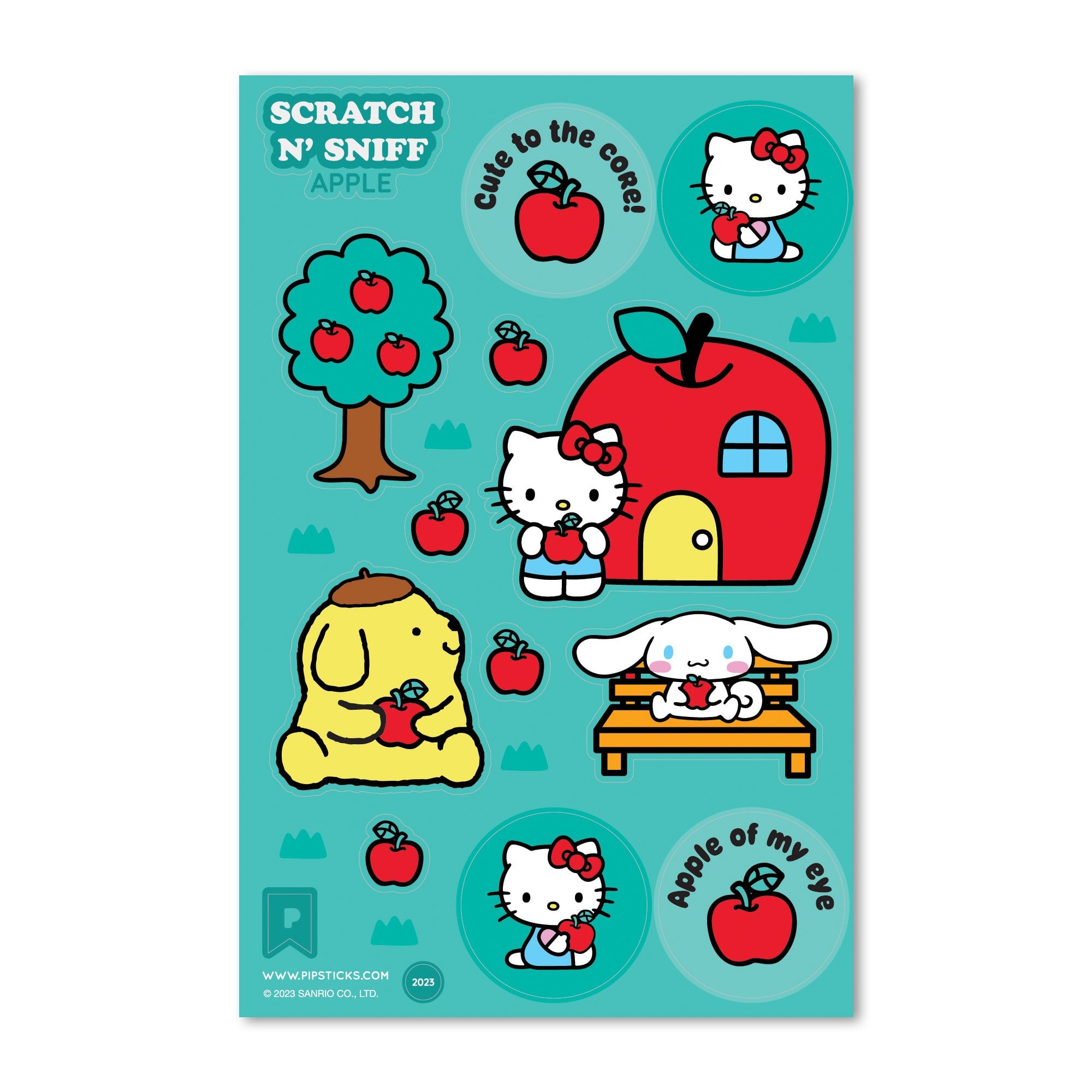 School Bus Rules Hello Kitty Sticker Pack