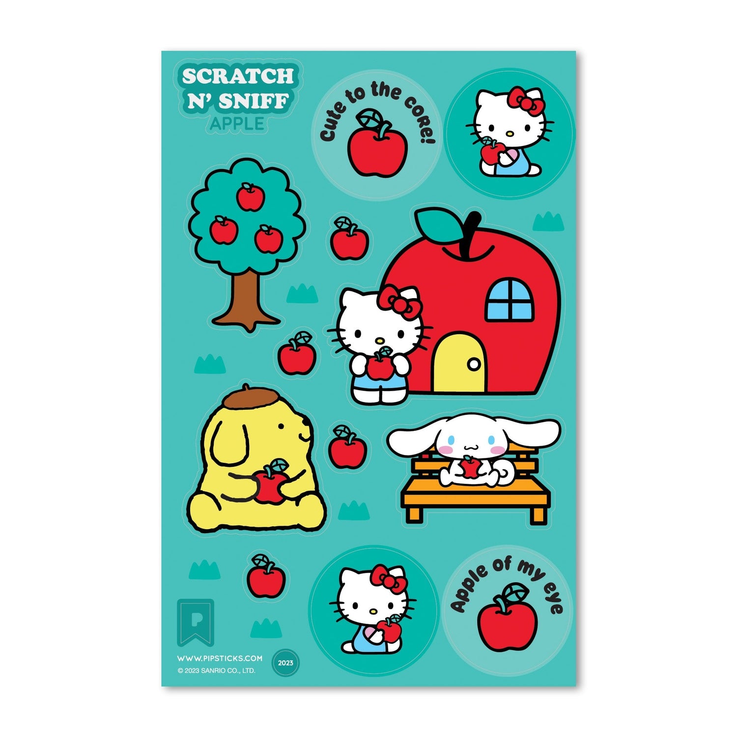 School Bus Rules Hello Kitty Sticker Pack