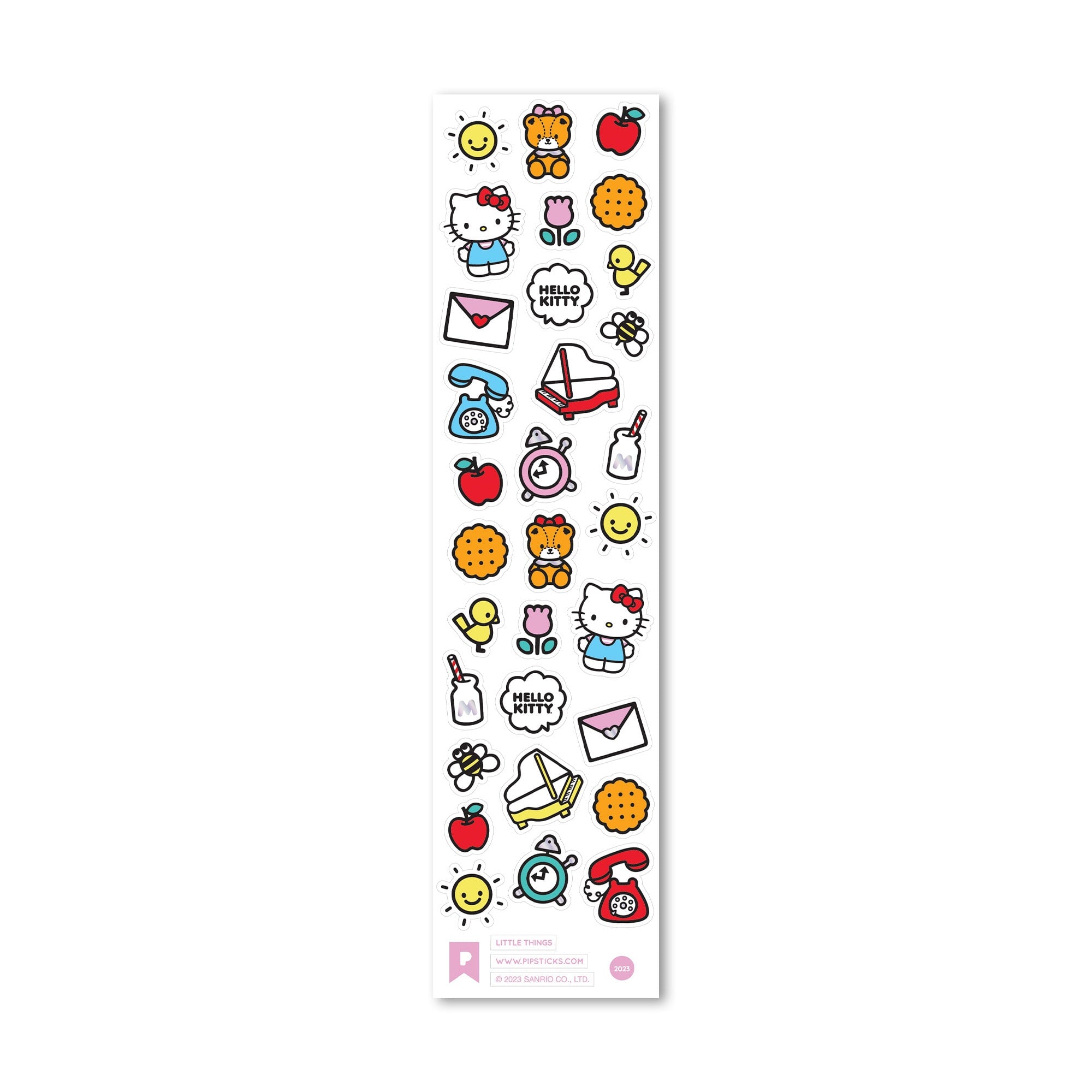School Bus Rules Hello Kitty Sticker Pack