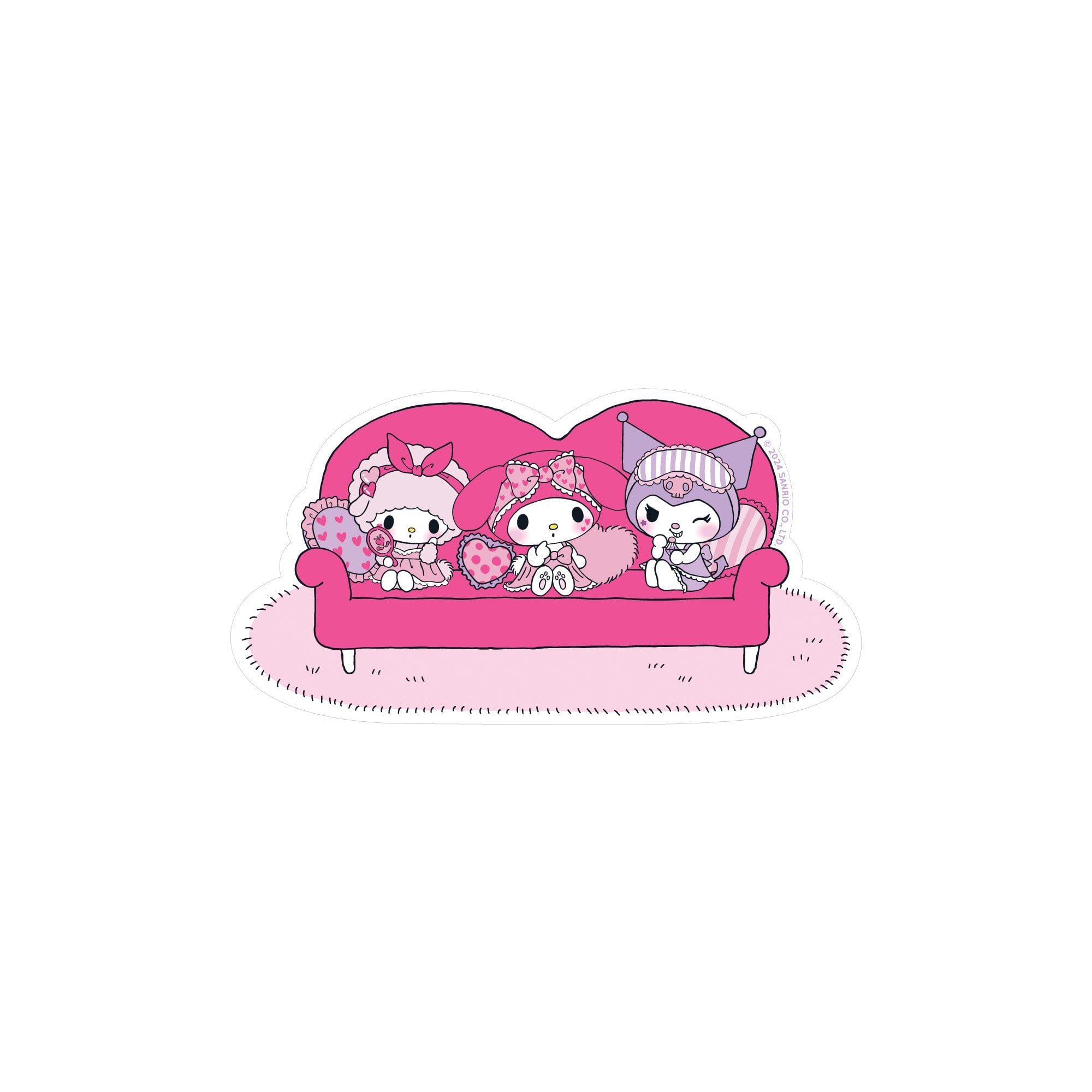 I Heart You Hello Kitty Sticker Pack