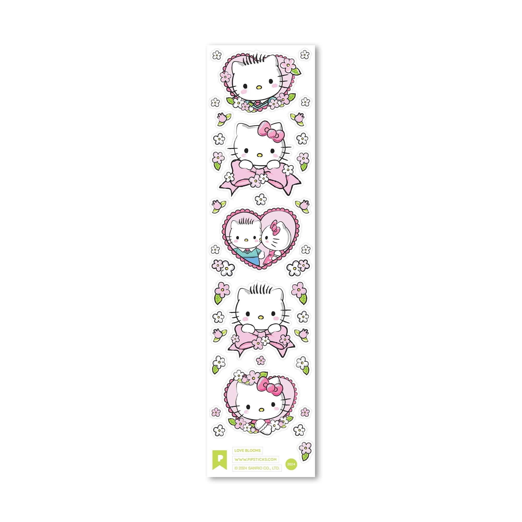 I Heart You Hello Kitty Sticker Pack