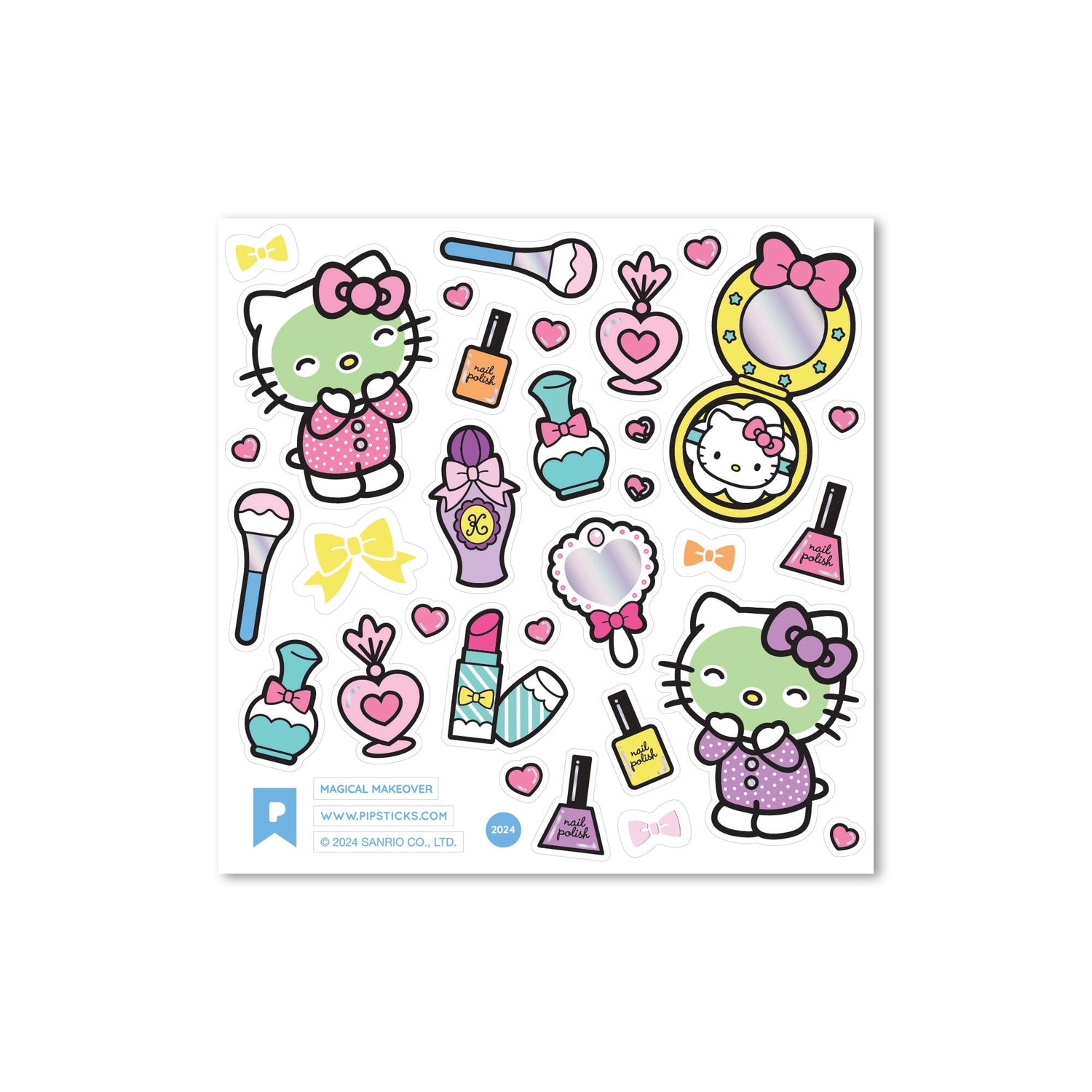 I Heart You Hello Kitty Sticker Pack