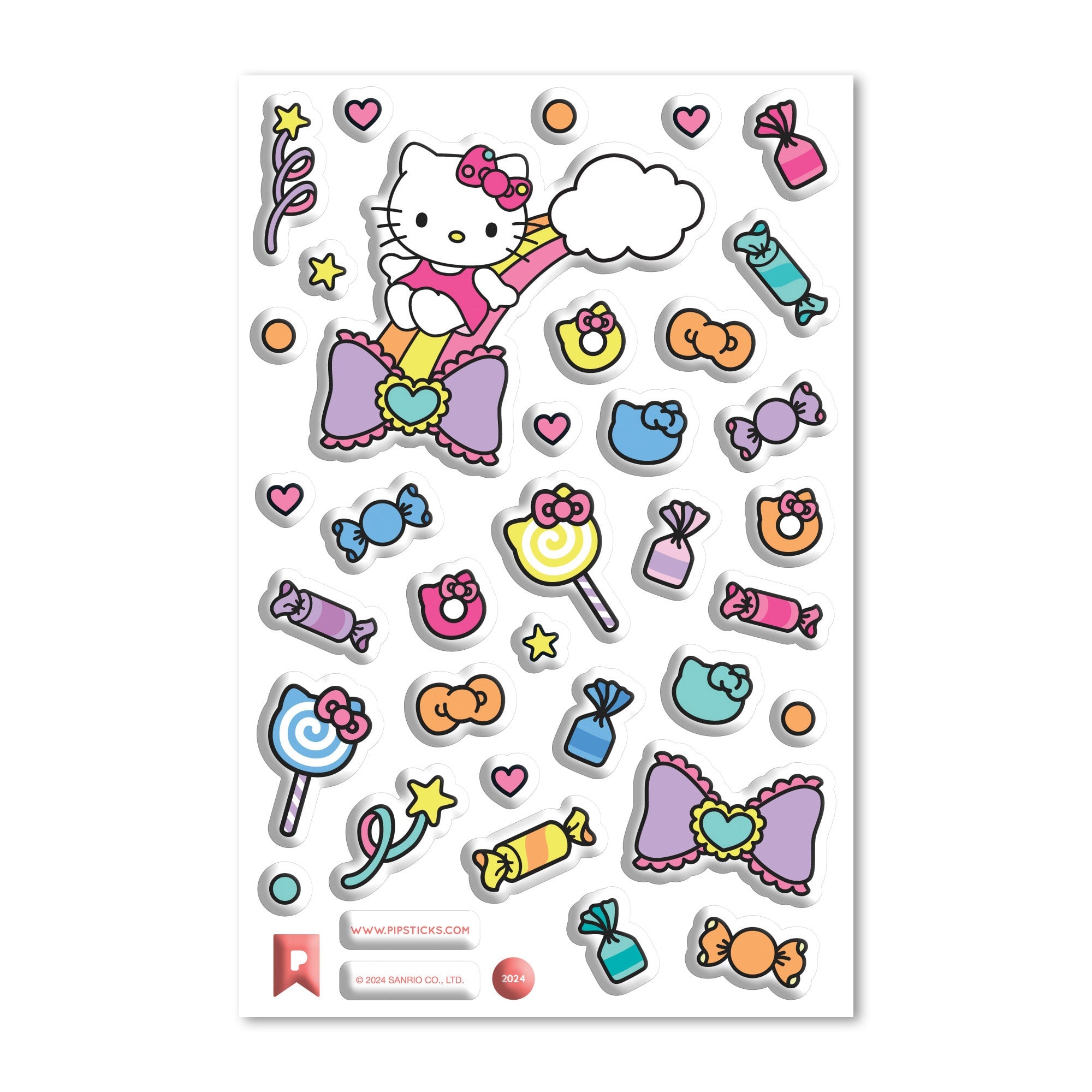 I Heart You Hello Kitty Sticker Pack