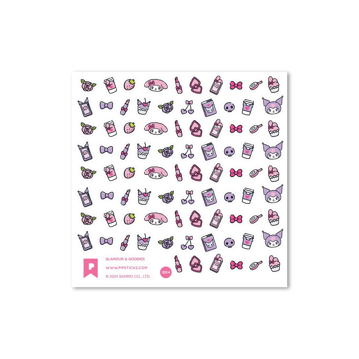I Heart You Hello Kitty Sticker Pack