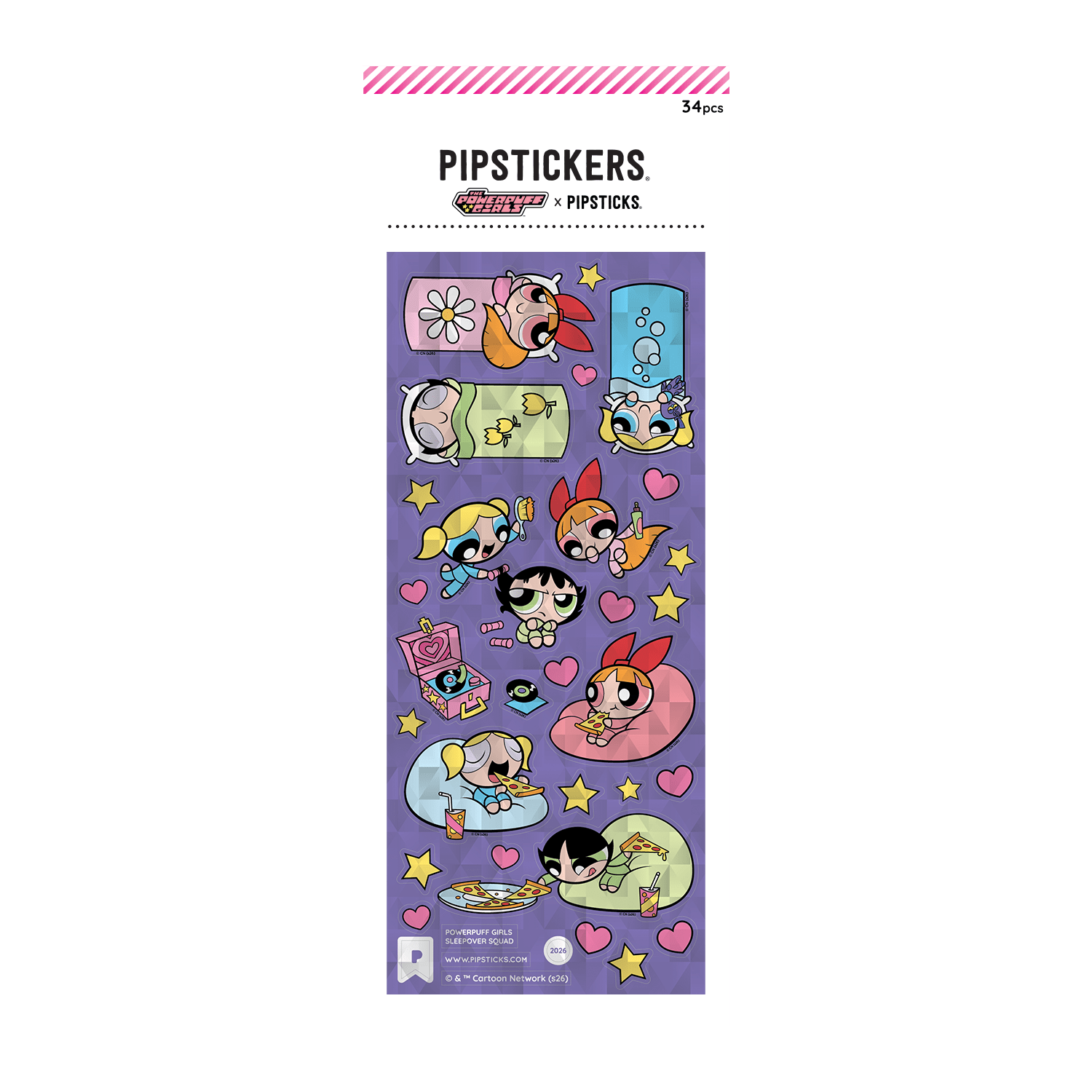 The Powerpuff Girls X Pipsticks Stationery Box