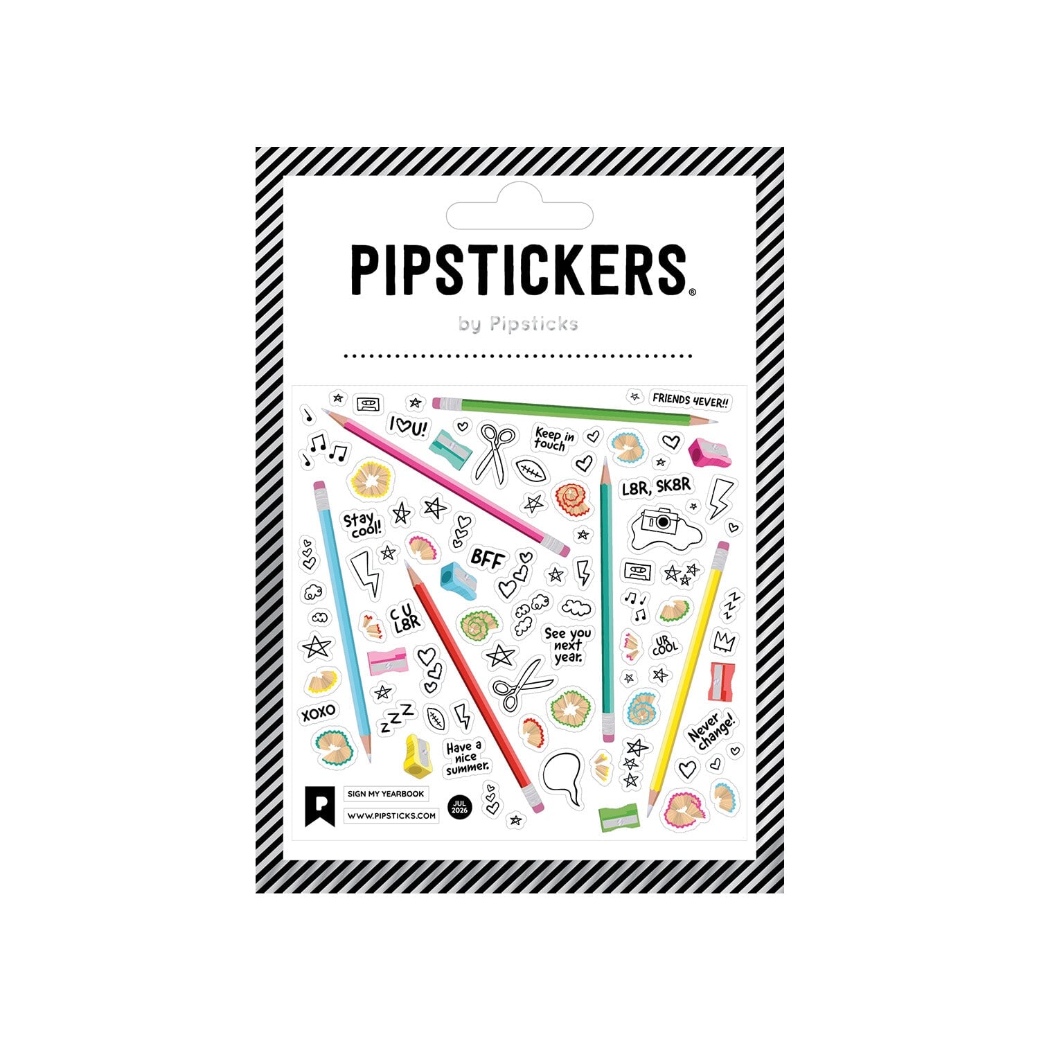 Throwback to School Sticker Club Pack
