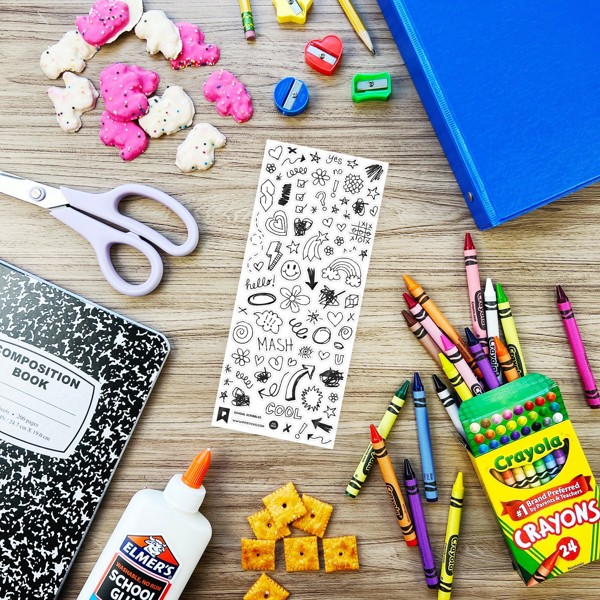 Throwback to School Sticker Club Pack