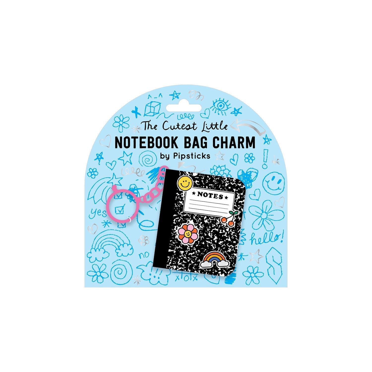 Nostalgic Notes Notebook Bag Charm