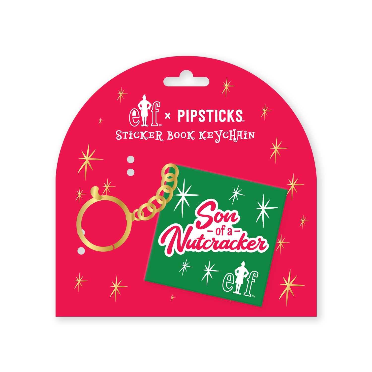 Elf Mini Sticker Book Keychain