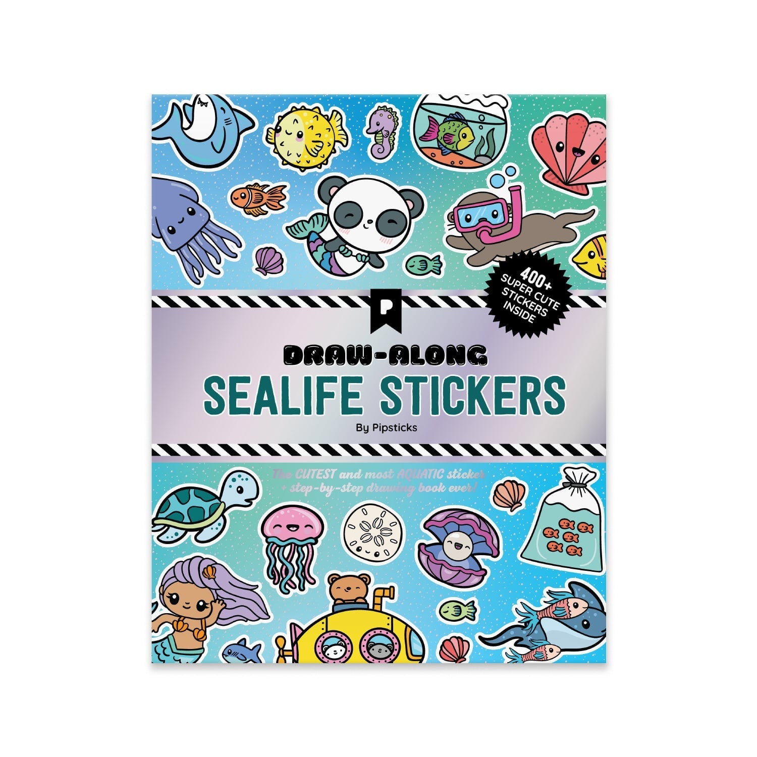 Draw-Along Sealife Sticker Book