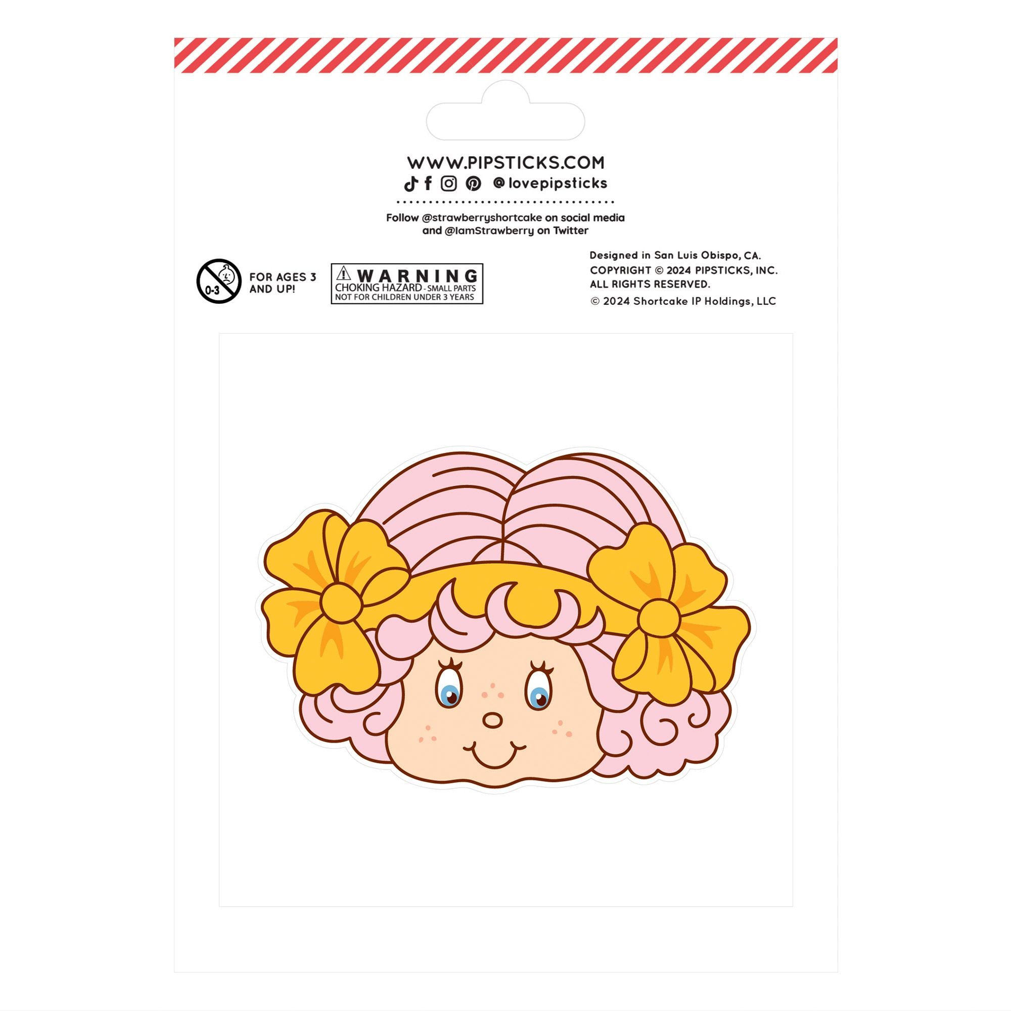 Pipsticks + Strawberry Shortcake Sticker & Stationery Gift Box