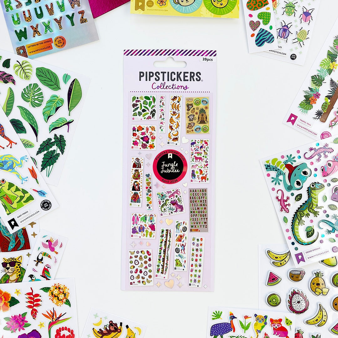 April 2026 Sticker Collections: Kid Club Jungle Jubilee