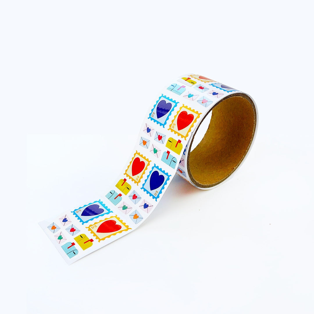 Send More Mail Stickers On The Roll Collection
