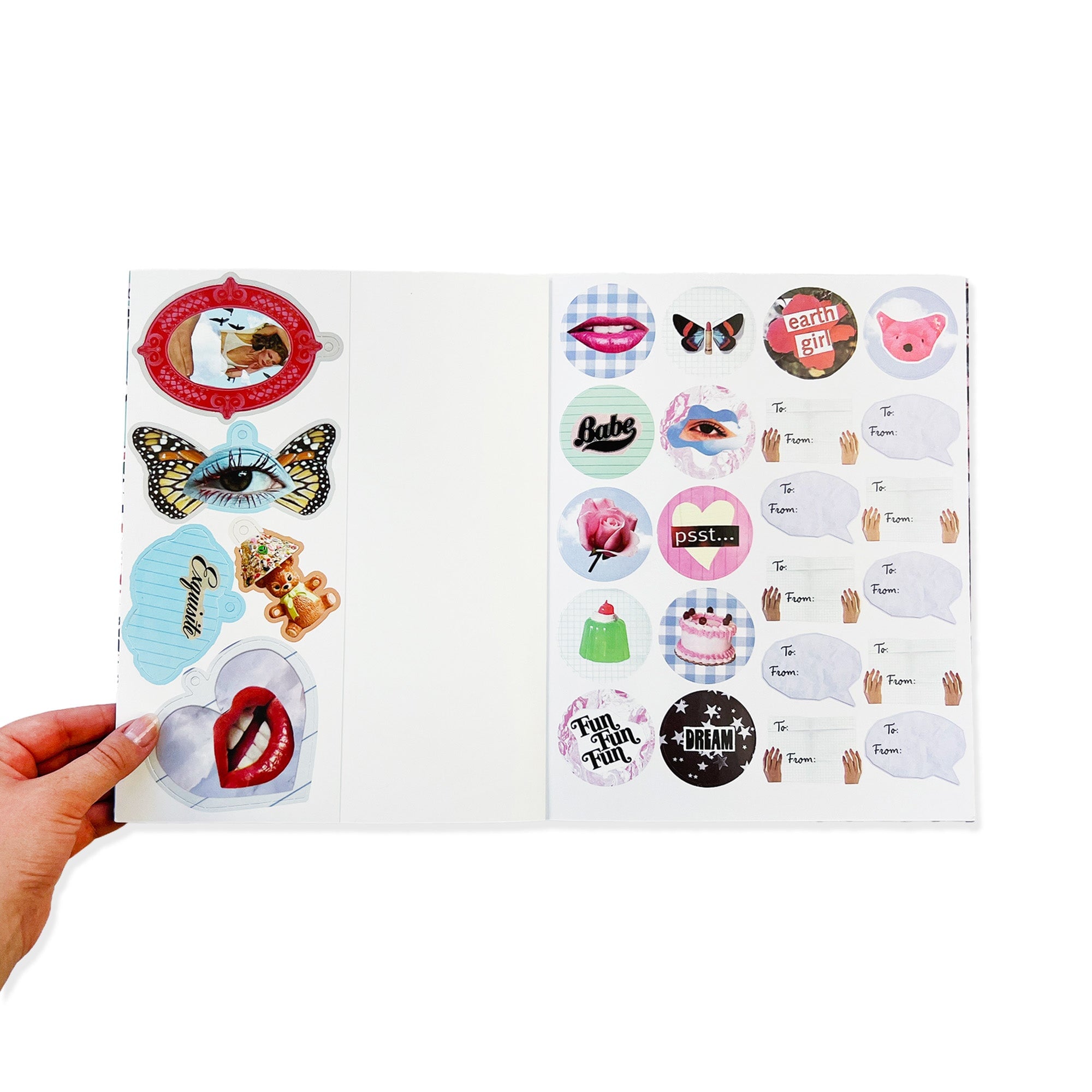 Haricot Vert Dreamy Wrapping Paper Book