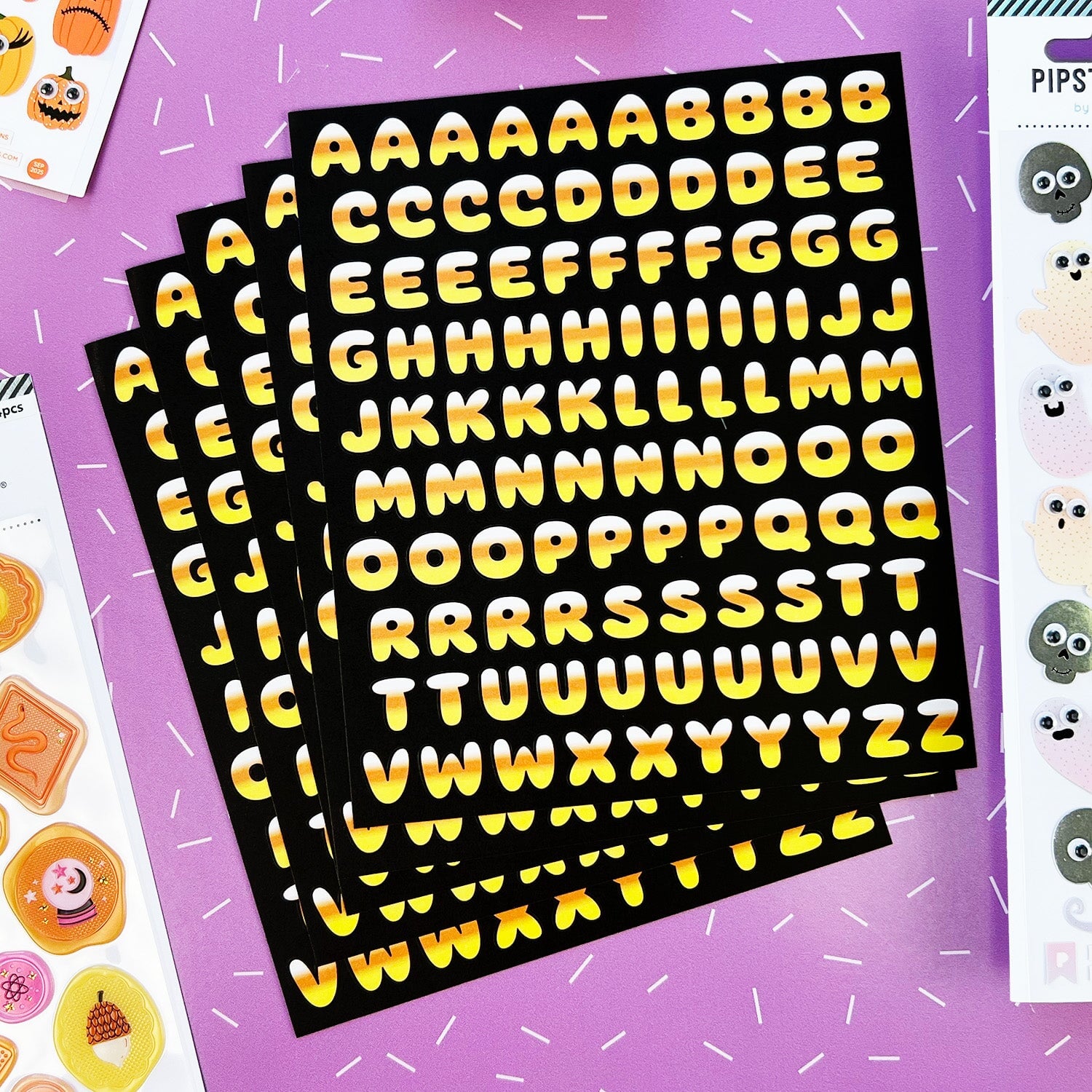 Candy Corn Big Alphabet (5ct)