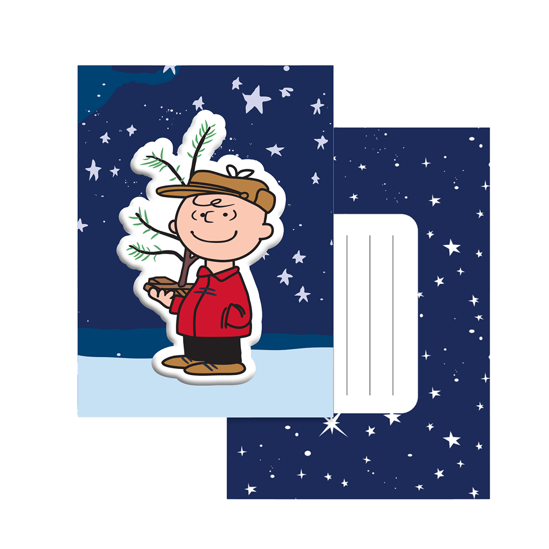 Charlie Brown Christmas Sticker and Stationery Bundle